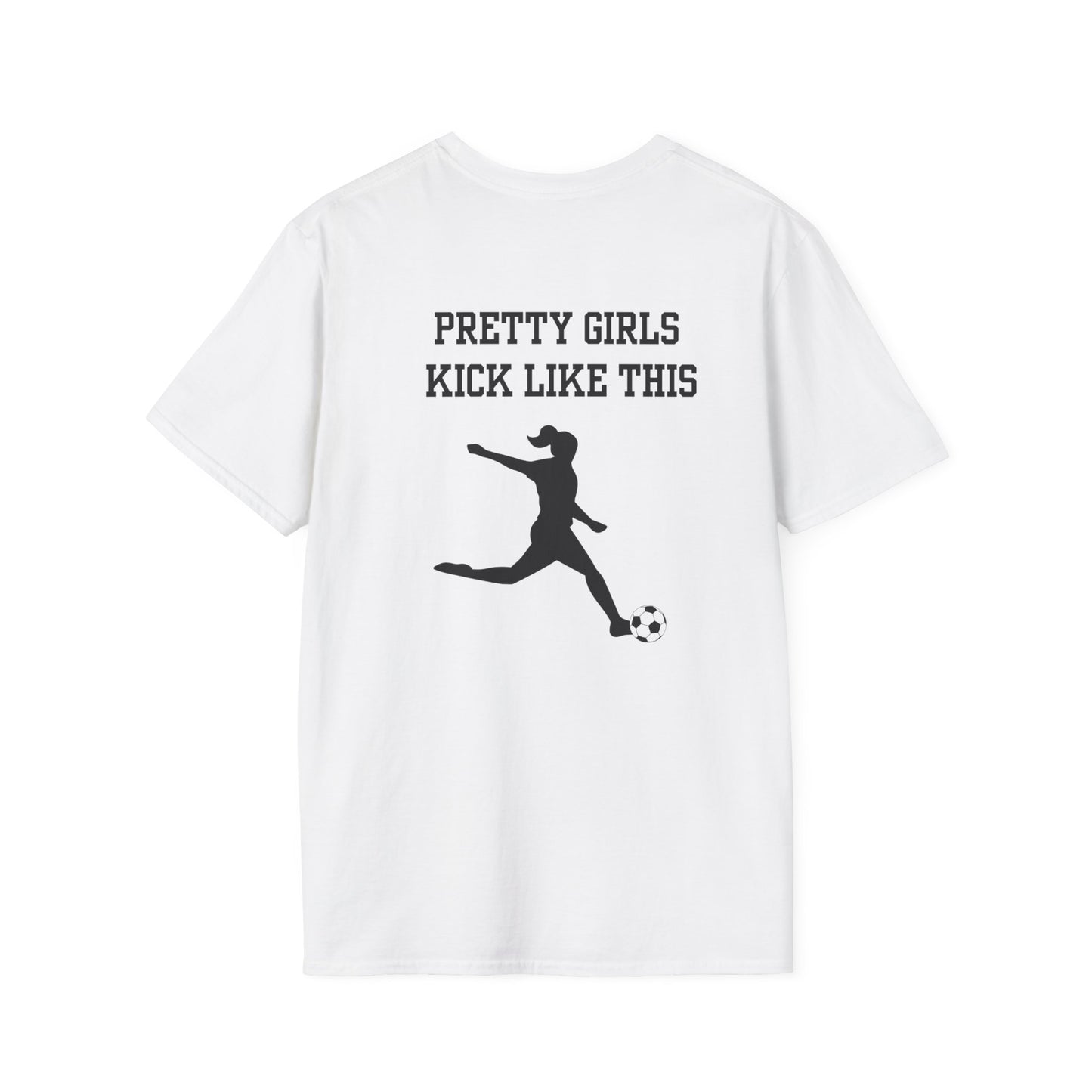 Pretty Girls Kick Like This Unisex Softstyle T-Shirt