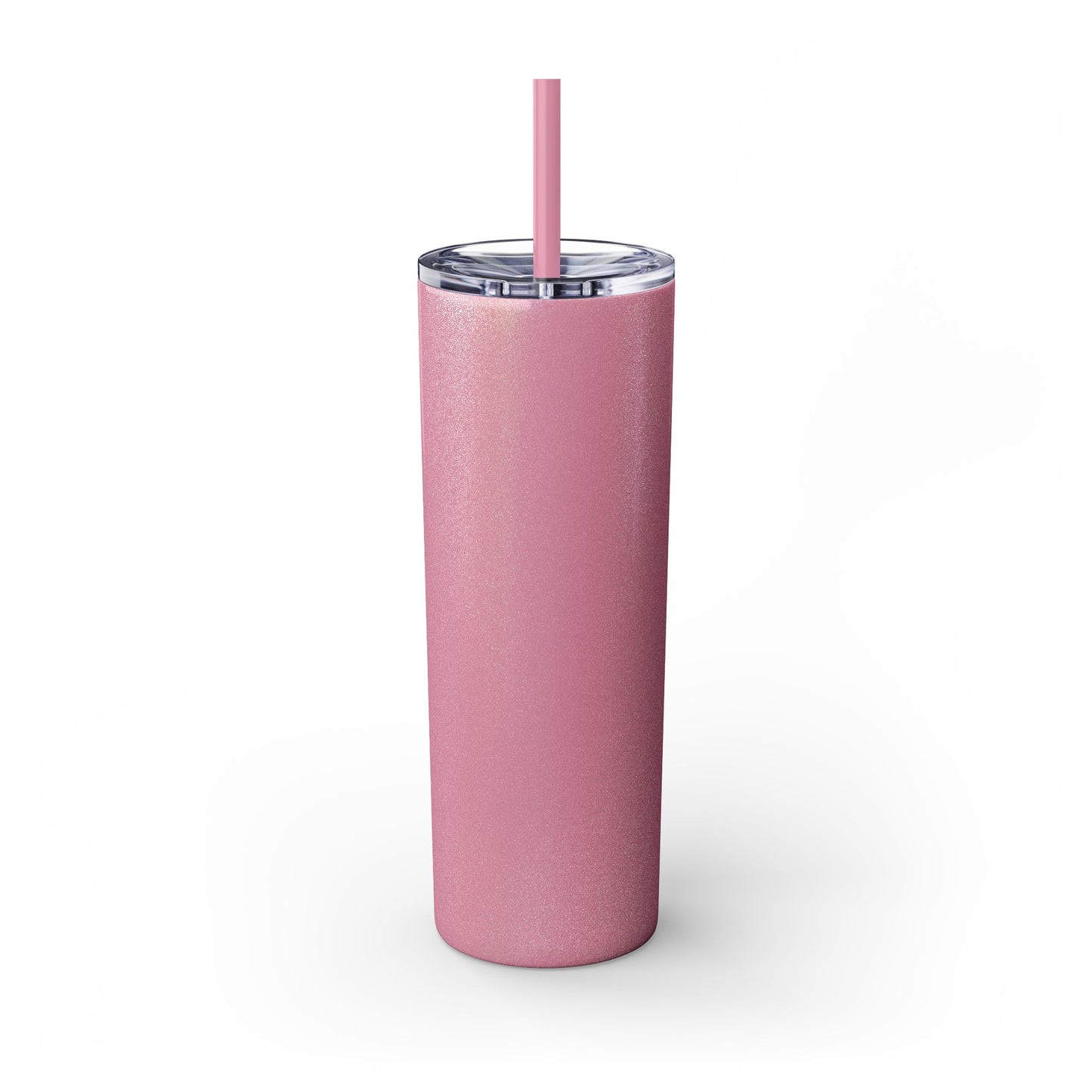 Super Mom Purple Skinny Tumbler with Straw, 20oz