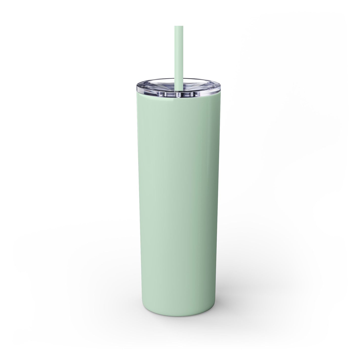 Day Dinking Skinny Tumbler with Straw, 20oz