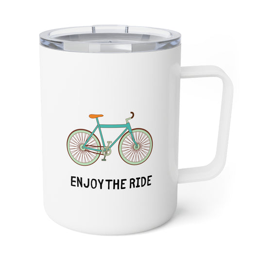 ENJOY THE RIDE Insulated Coffee Mug, 10oz