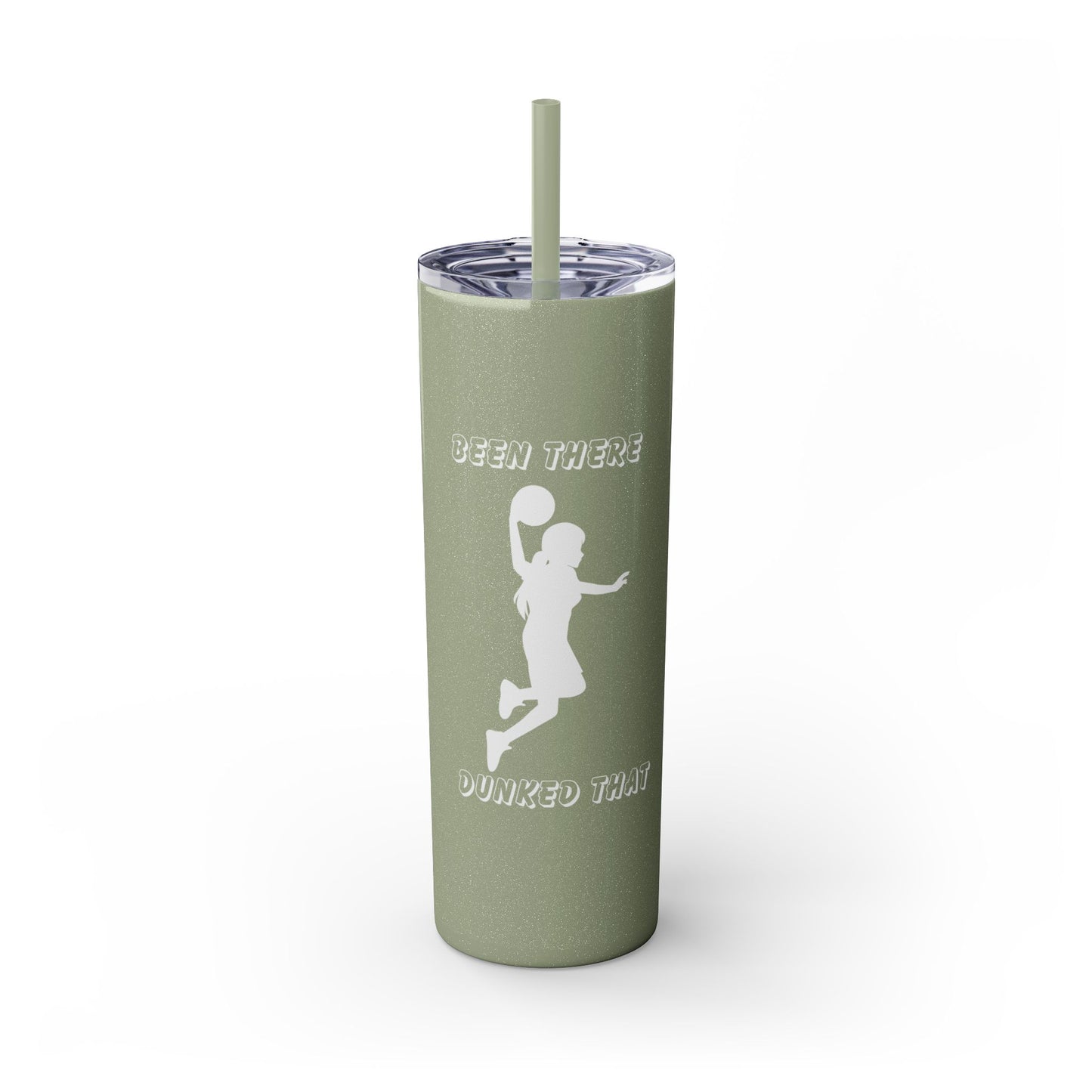 Been There Dunked That- Skinny Tumbler with Straw, 20oz