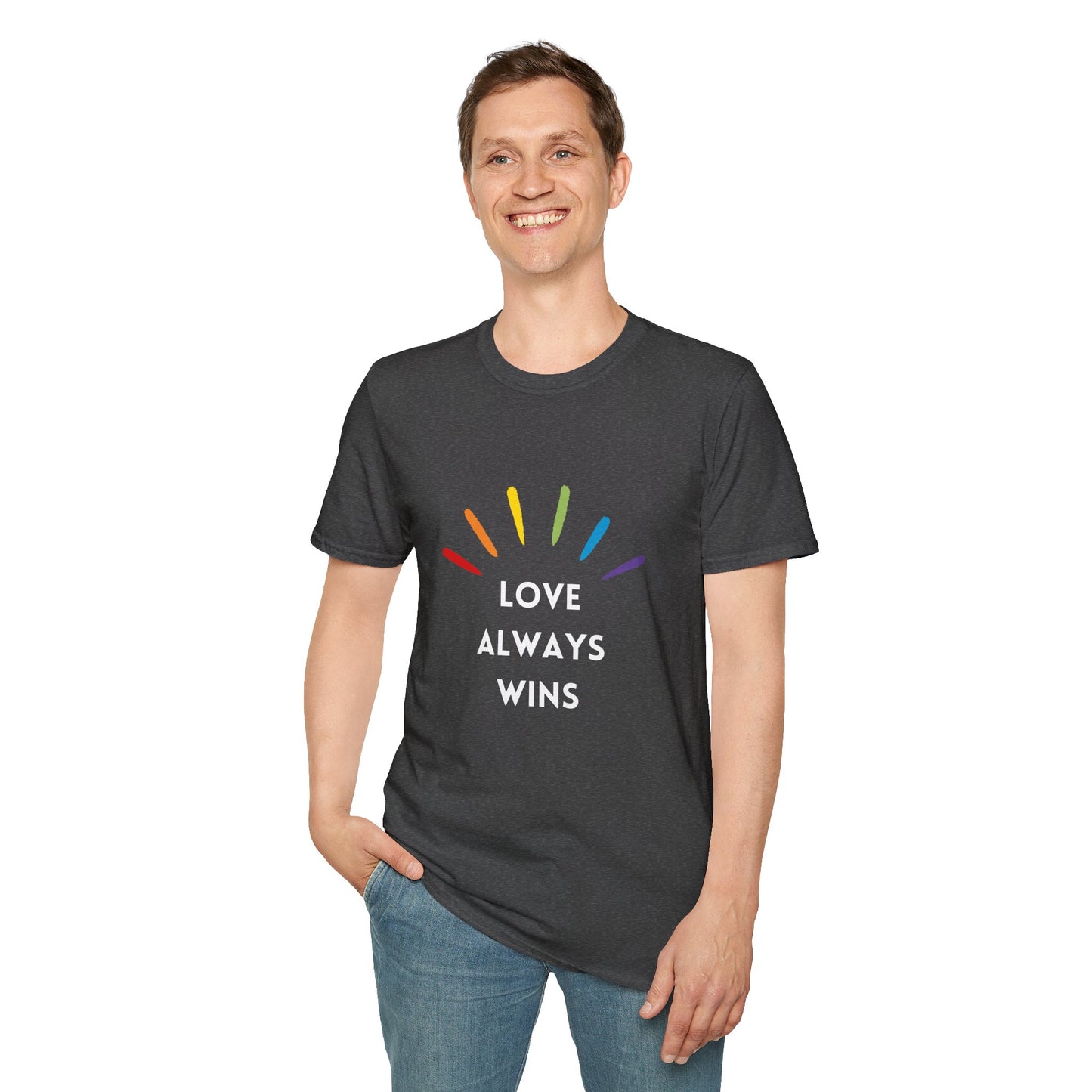 Love Always Wins Unisex Softstyle T-Shirt