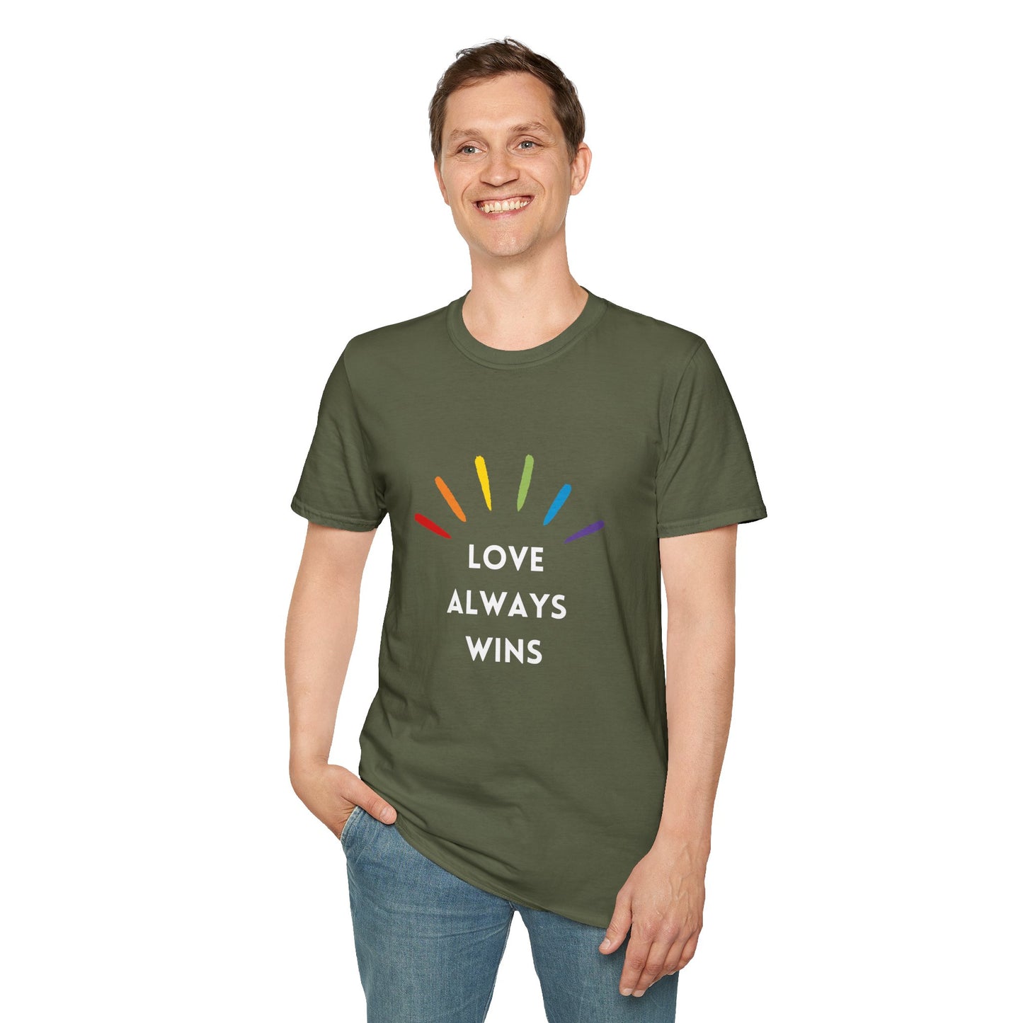 Love Always Wins Unisex Softstyle T-Shirt