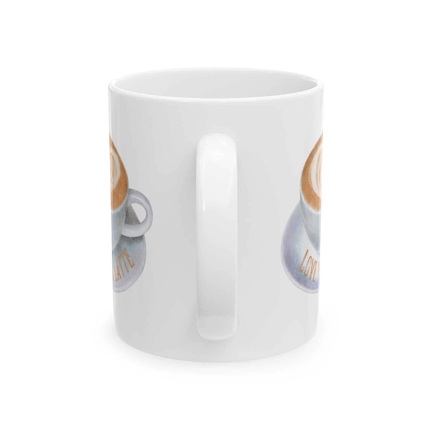 Love You A Latte Ceramic Mug, 11oz