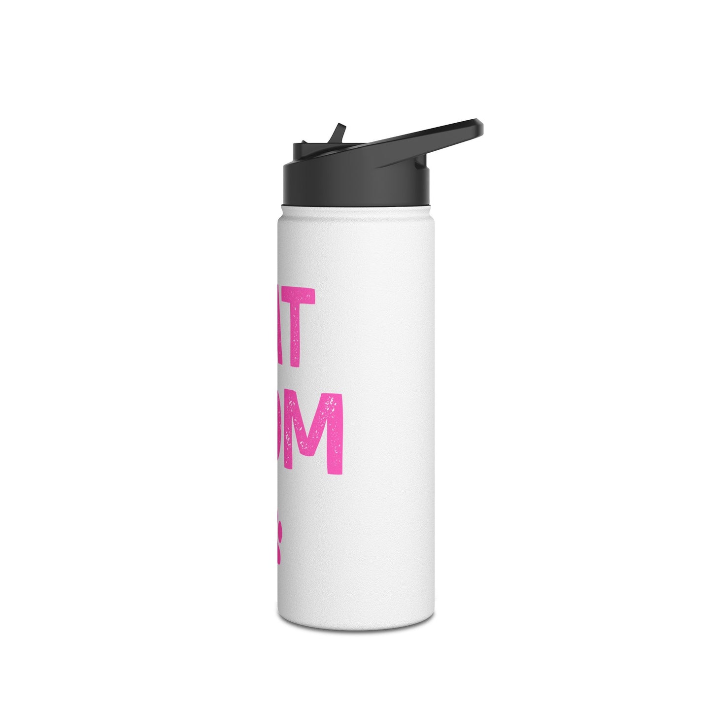 CAT MOM Stainless Steel Water Bottle, Standard Lid