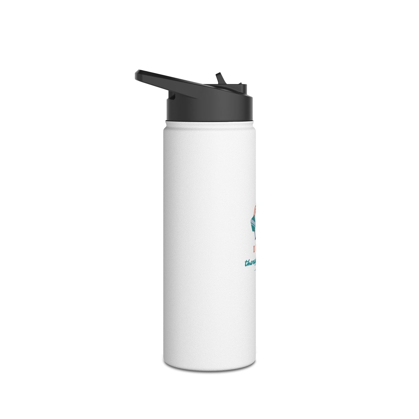 I Dink Therefore I Am Stainless Steel Water Bottle, Standard Lid