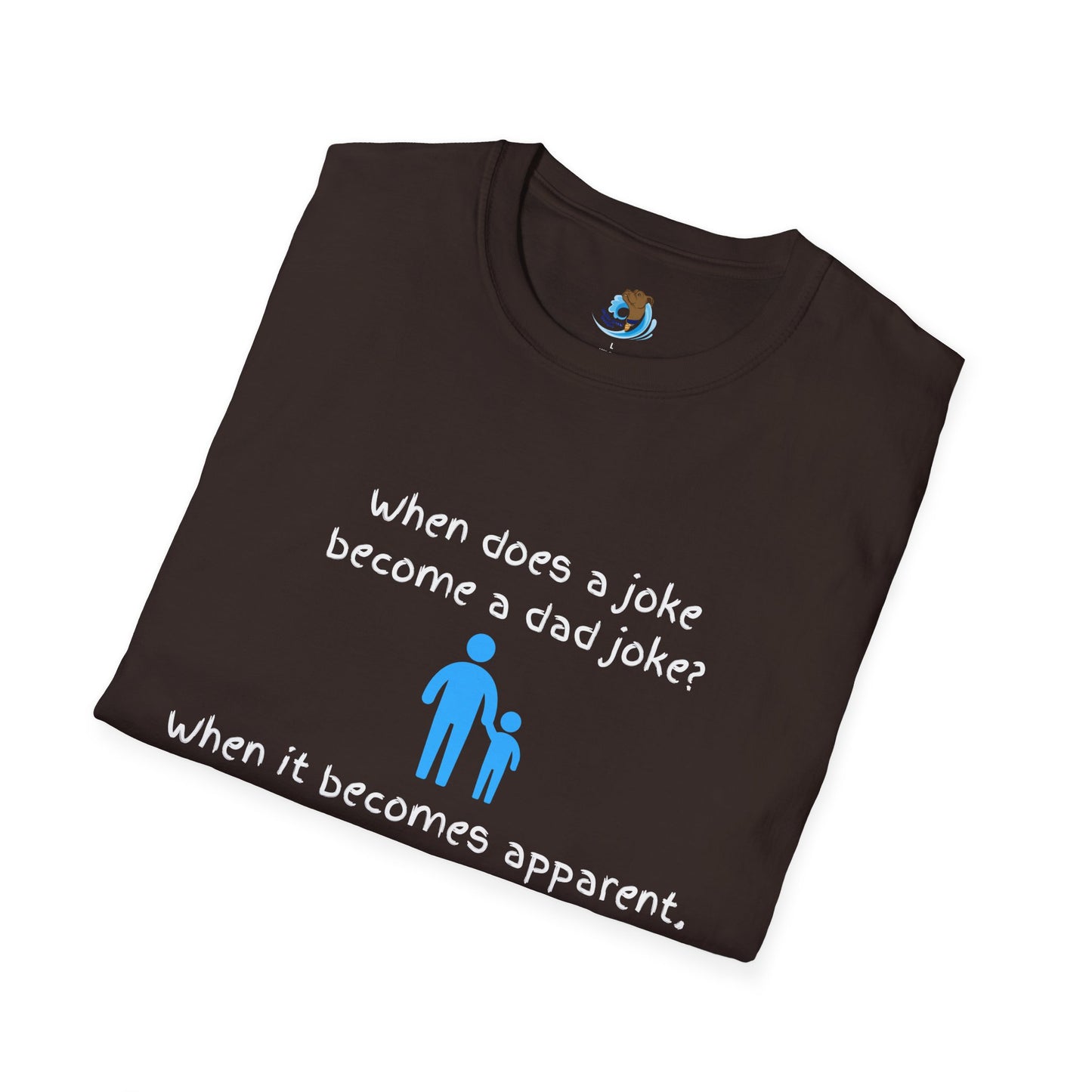 When Does A Joke Become A Dad Joke Unisex Softstyle T-Shirt