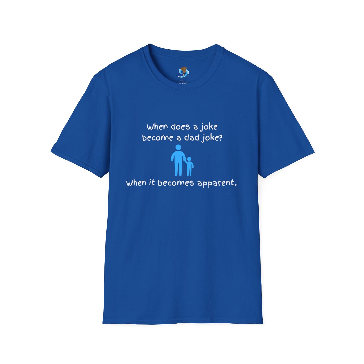 When Does A Joke Become A Dad Joke Unisex Softstyle T-Shirt