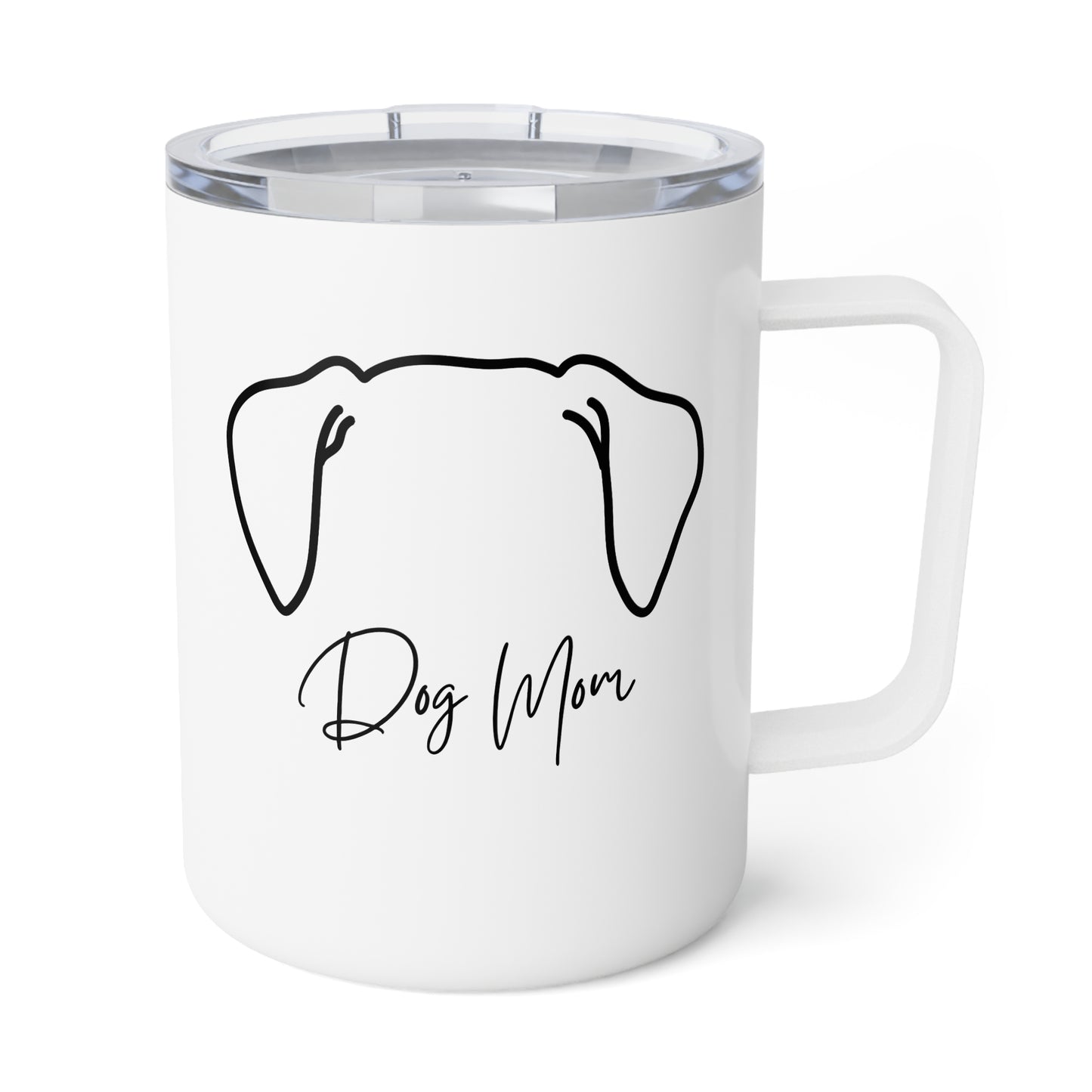 Dog Mom- Script- Insulated Coffee Mug, 10oz