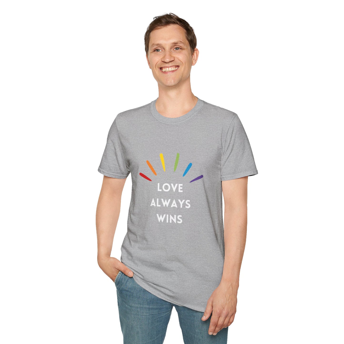 Love Always Wins Unisex Softstyle T-Shirt