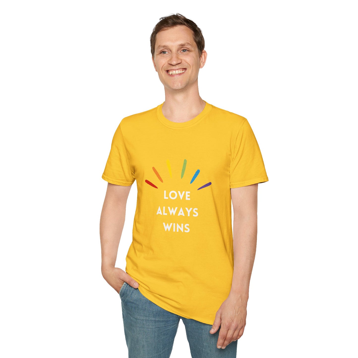 Love Always Wins Unisex Softstyle T-Shirt