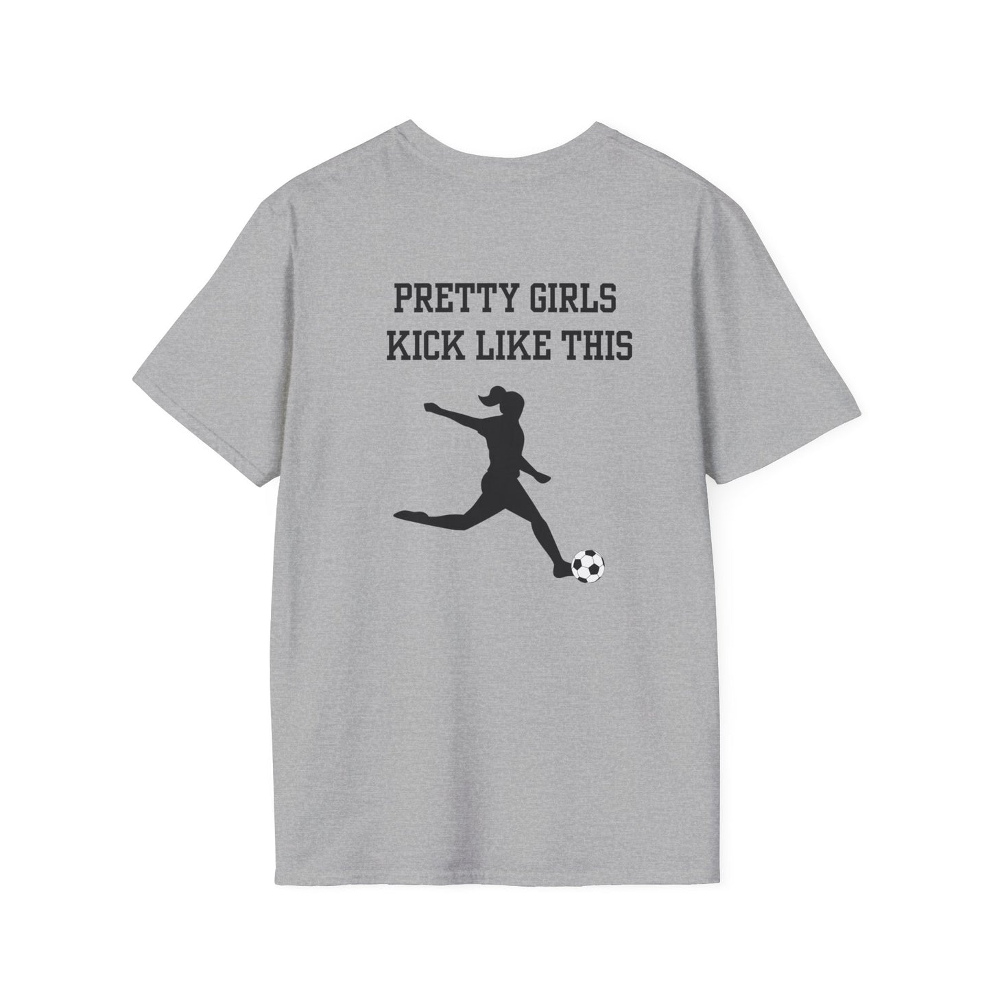 Pretty Girls Kick Like This Unisex Softstyle T-Shirt