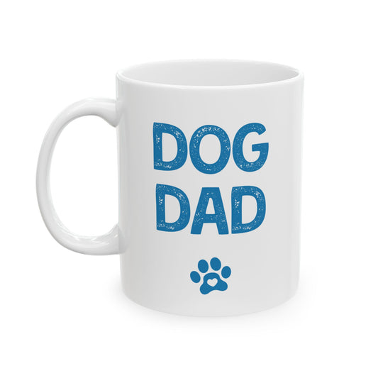 Dog Dad Ceramic Mug, 11oz