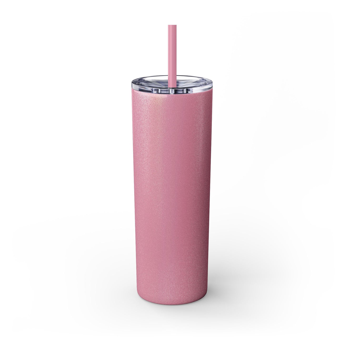 Super Aunt Purple Skinny Tumbler with Straw, 20oz