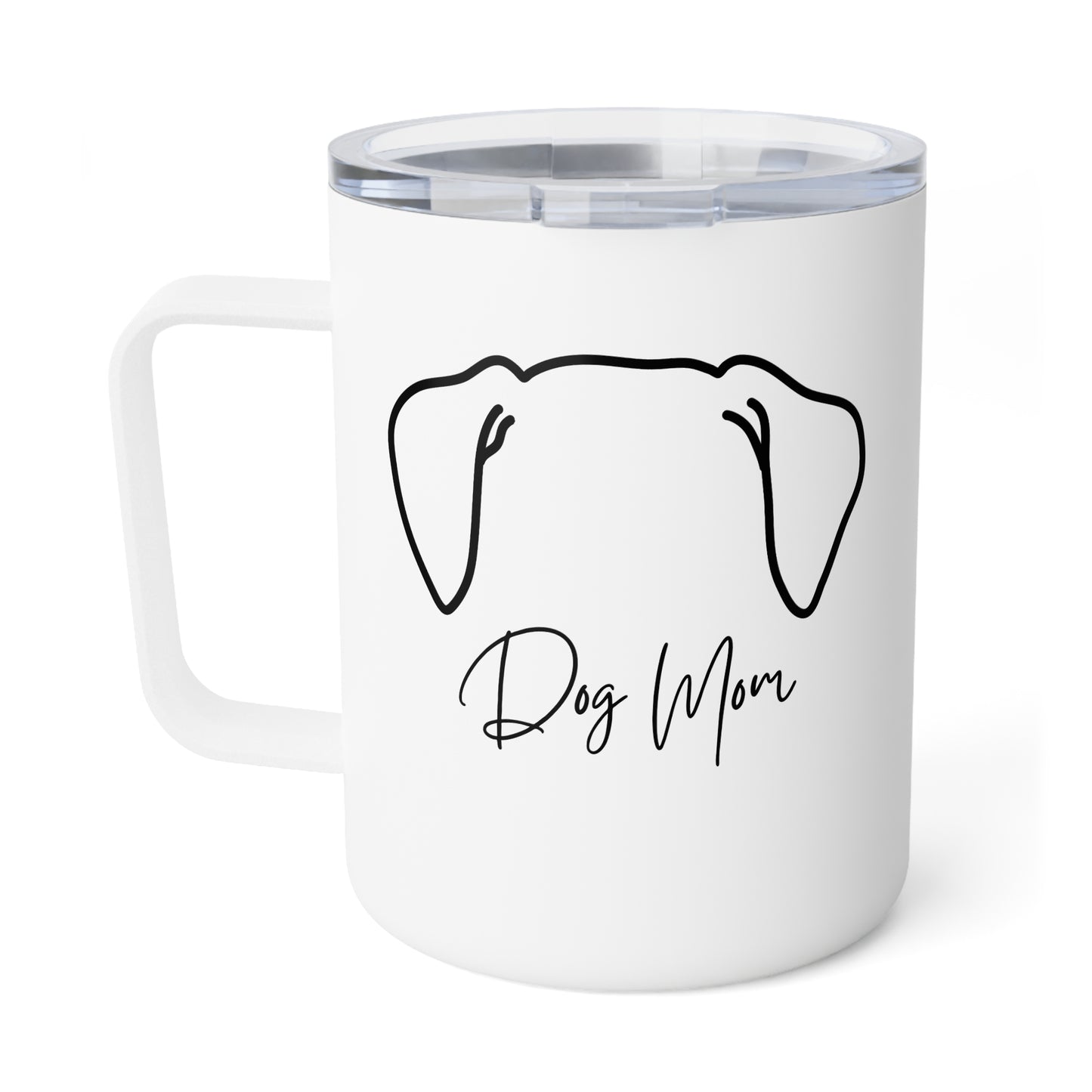 Dog Mom- Script- Insulated Coffee Mug, 10oz