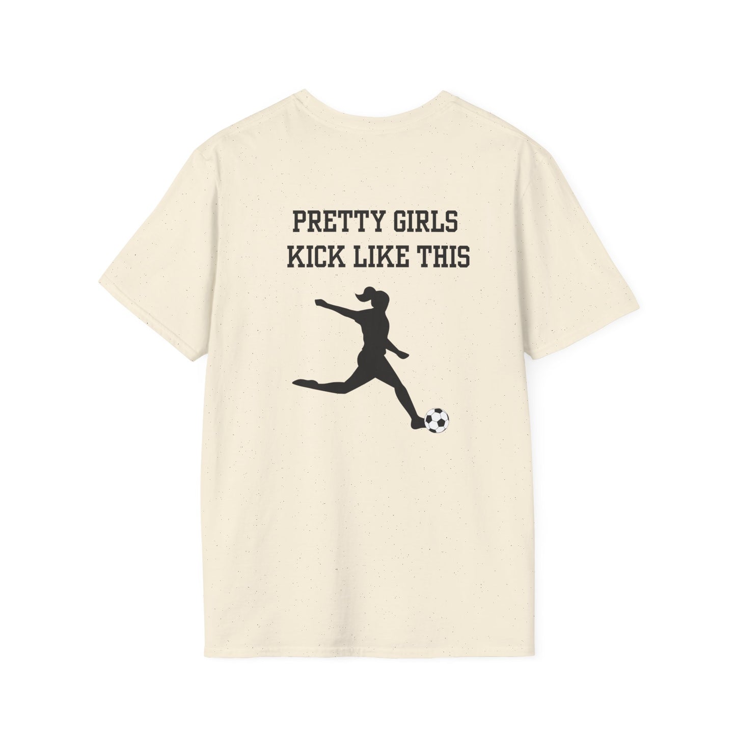 Pretty Girls Kick Like This Unisex Softstyle T-Shirt