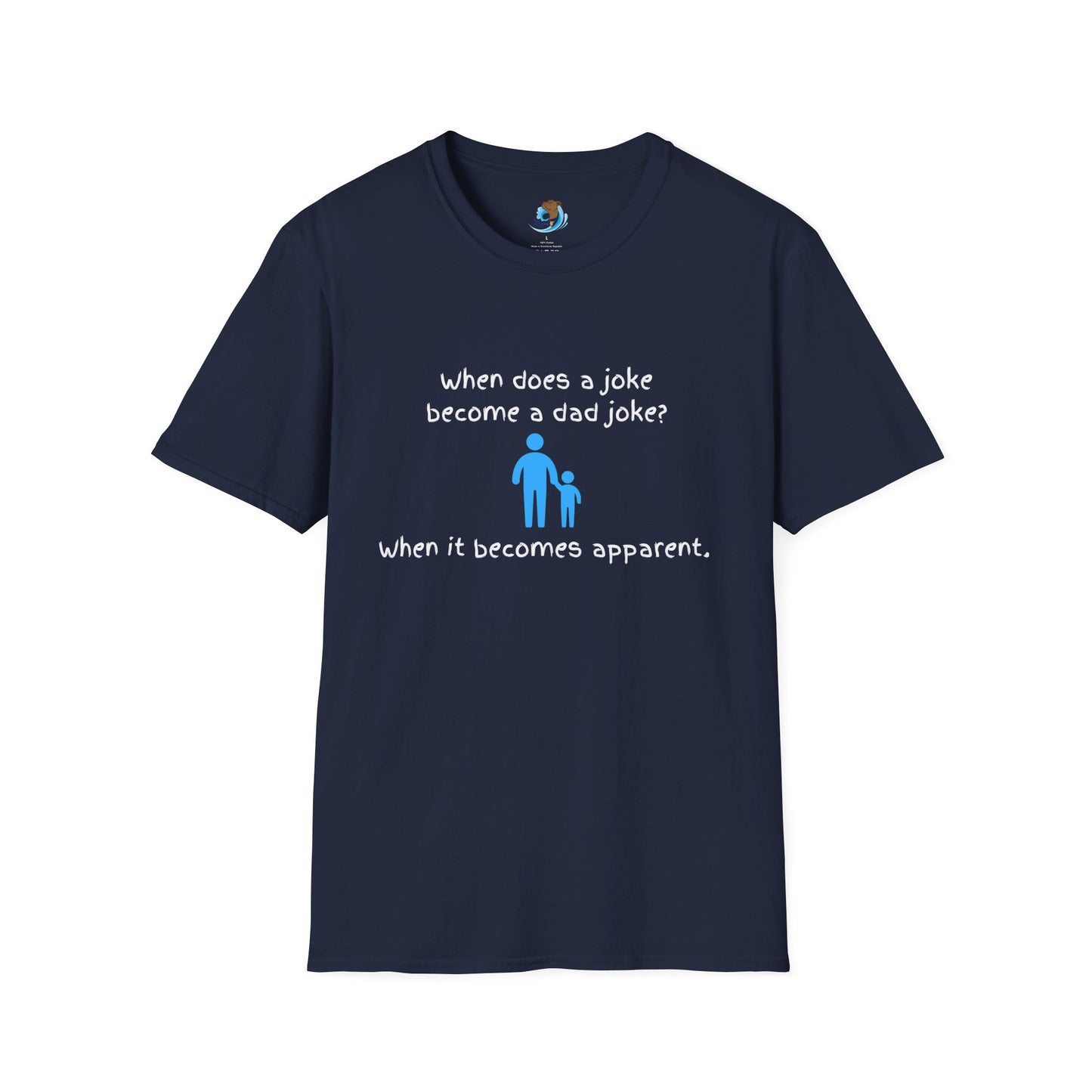 When Does A Joke Become A Dad Joke Unisex Softstyle T-Shirt