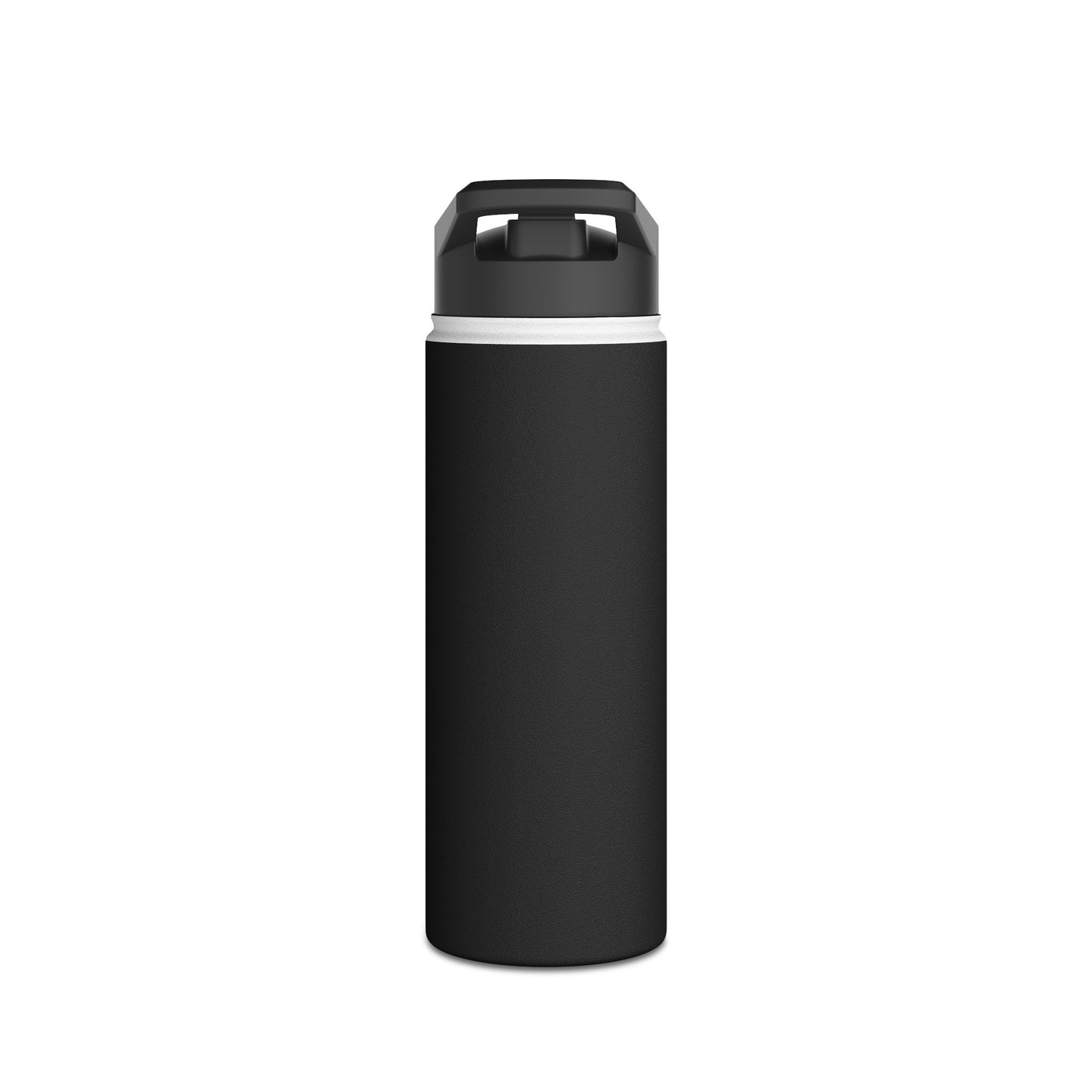 Pitches Be Crazy- Black- Stainless Steel Water Bottle, Standard Lid