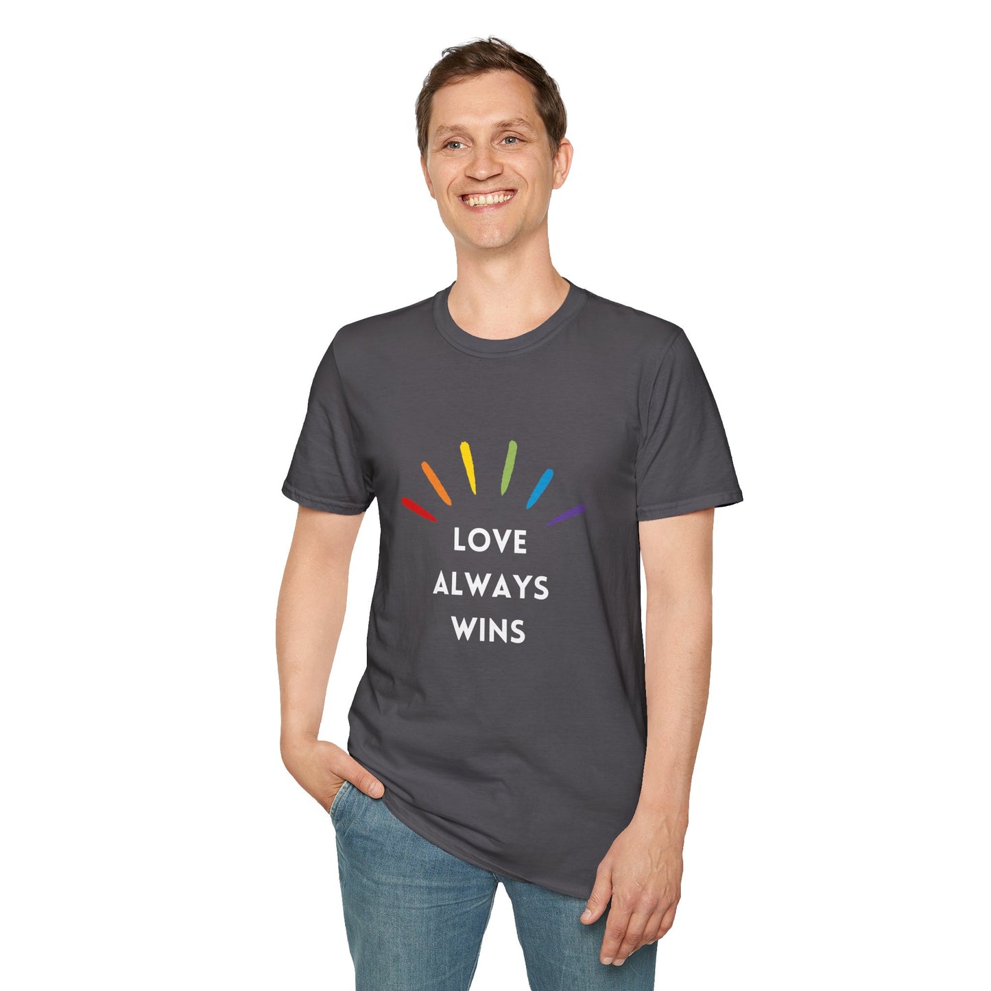 Love Always Wins Unisex Softstyle T-Shirt