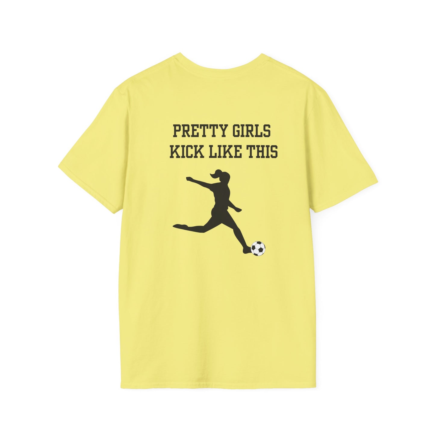 Pretty Girls Kick Like This Unisex Softstyle T-Shirt