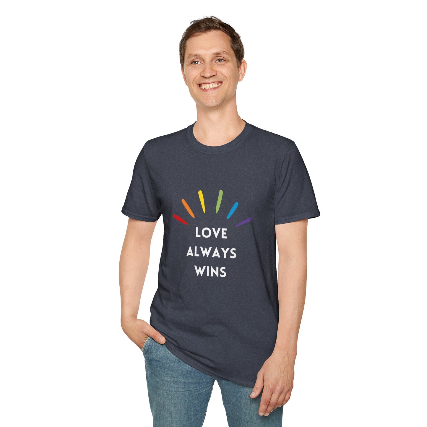 Love Always Wins Unisex Softstyle T-Shirt