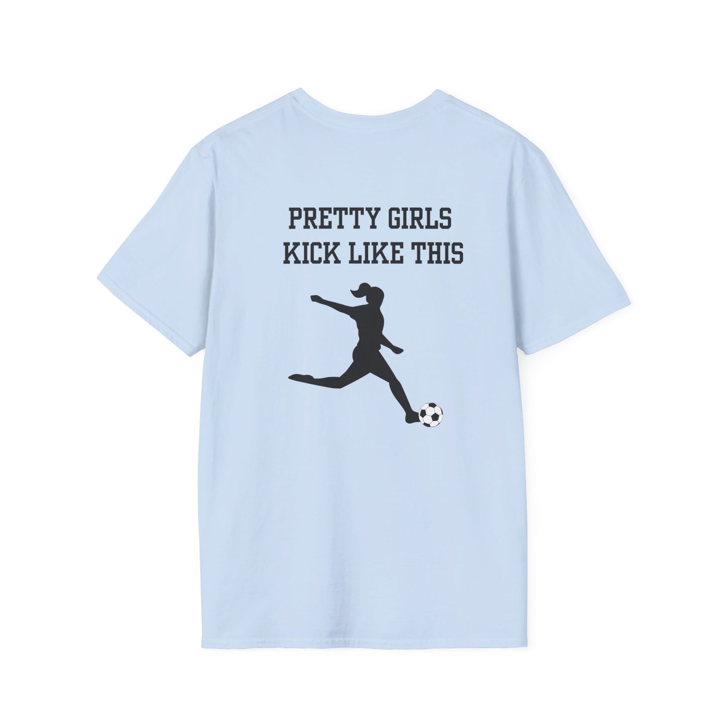 Pretty Girls Kick Like This Unisex Softstyle T-Shirt