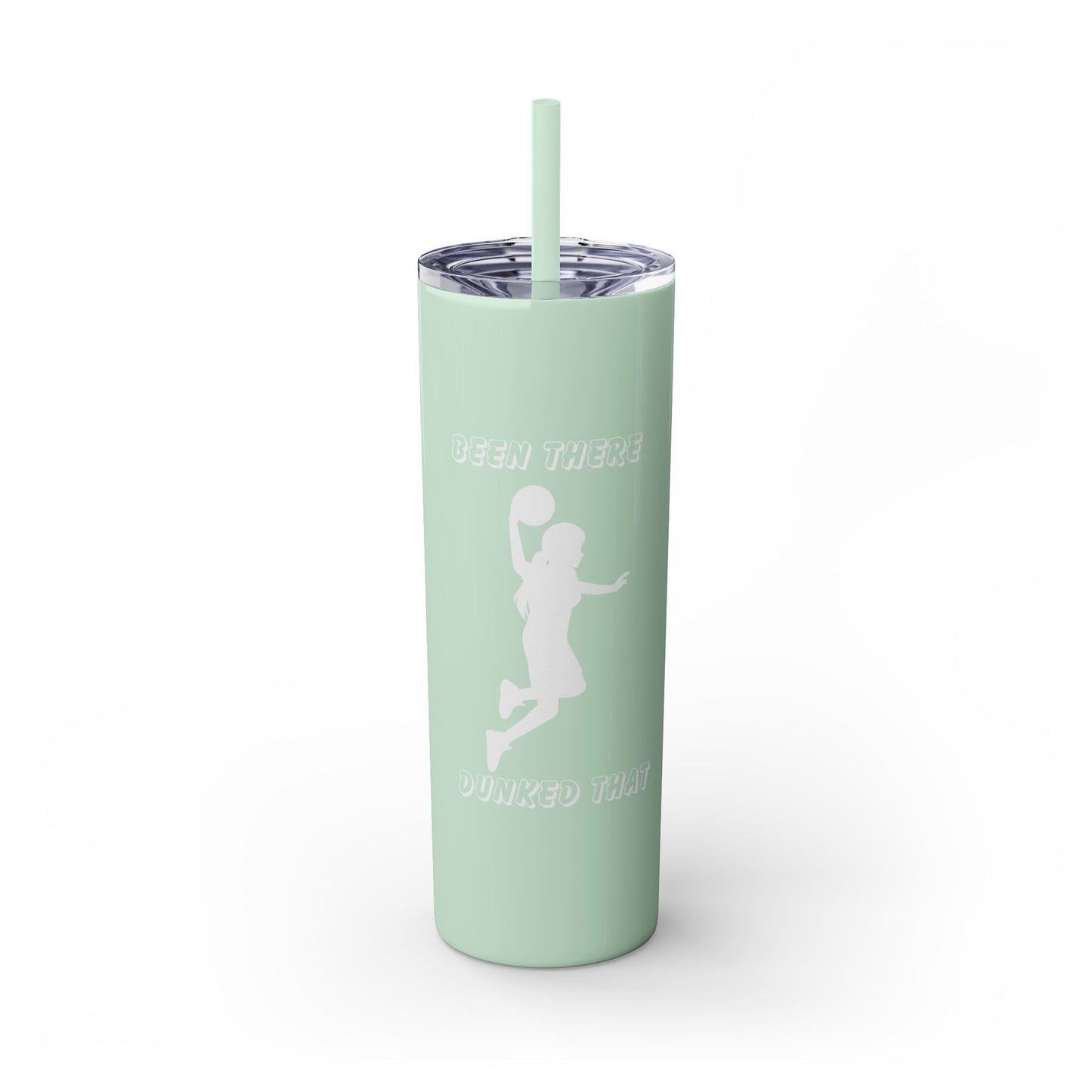 Been There Dunked That- Skinny Tumbler with Straw, 20oz