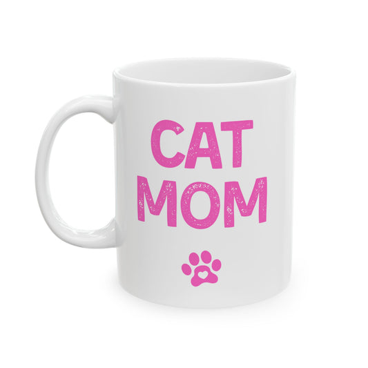 CAT MOM Ceramic Mug, 11oz