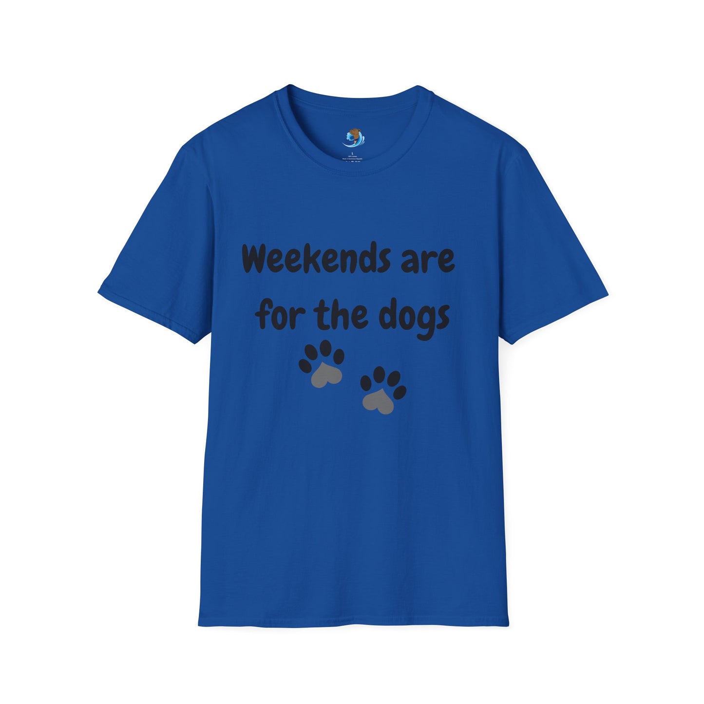 Weekends Are For The Dogs Unisex Softstyle T-Shirt