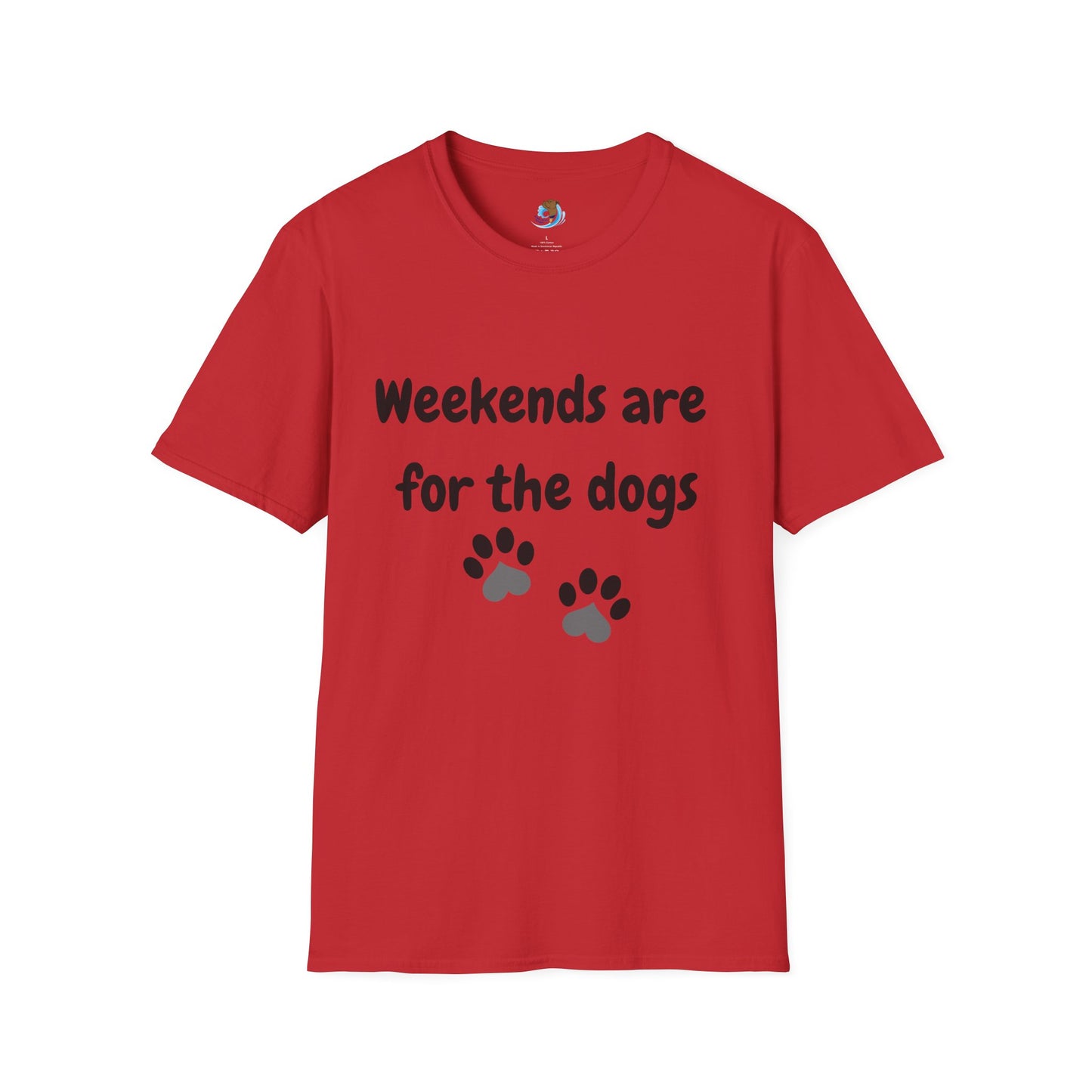 Weekends Are For The Dogs Unisex Softstyle T-Shirt