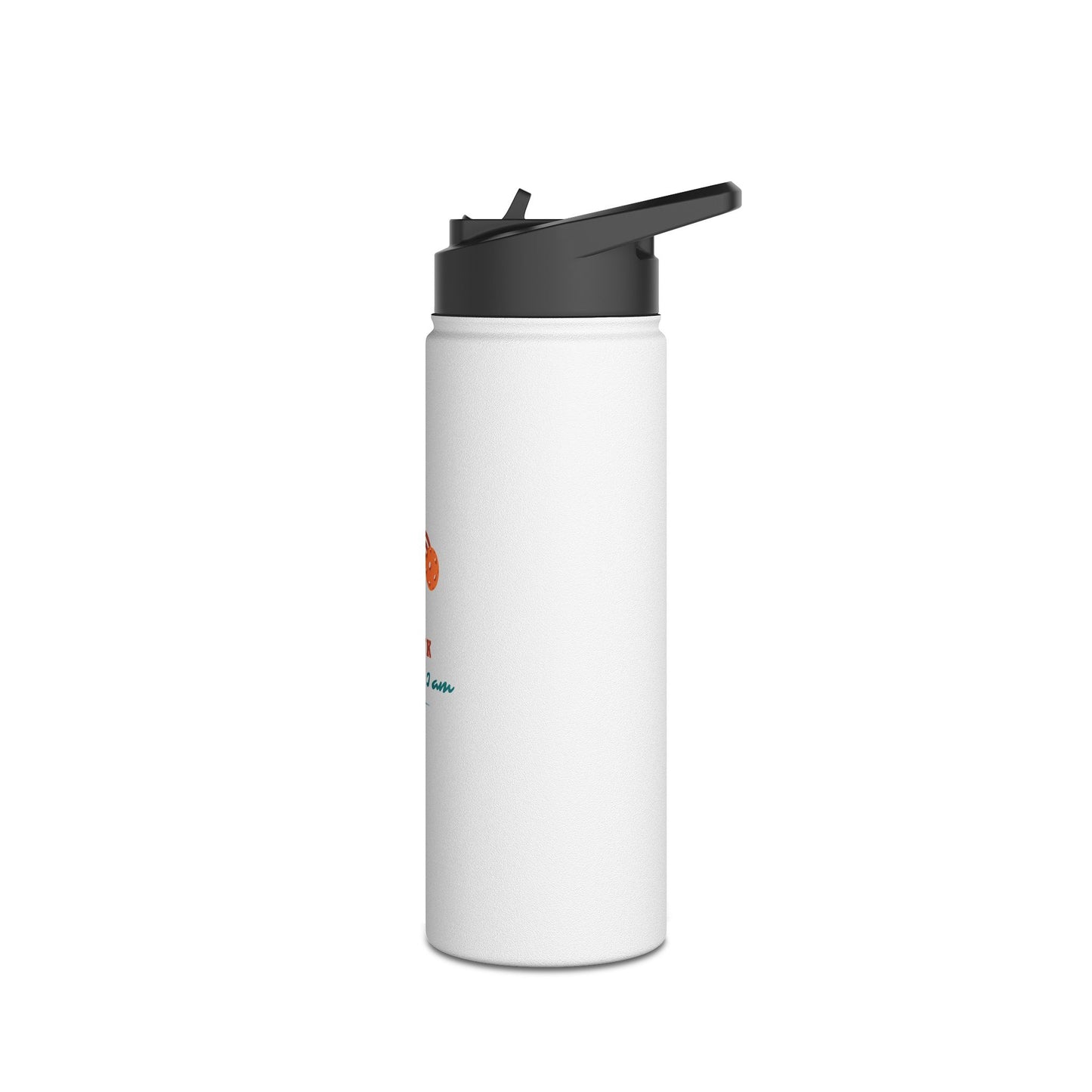 I Dink Therefore I Am Stainless Steel Water Bottle, Standard Lid