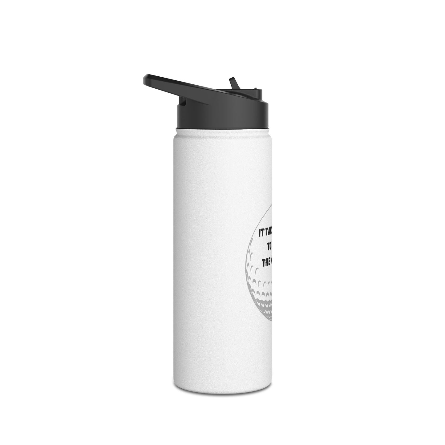 It Takes Balls To Golf The Way I Do Stainless Steel Water Bottle, Standard Lid