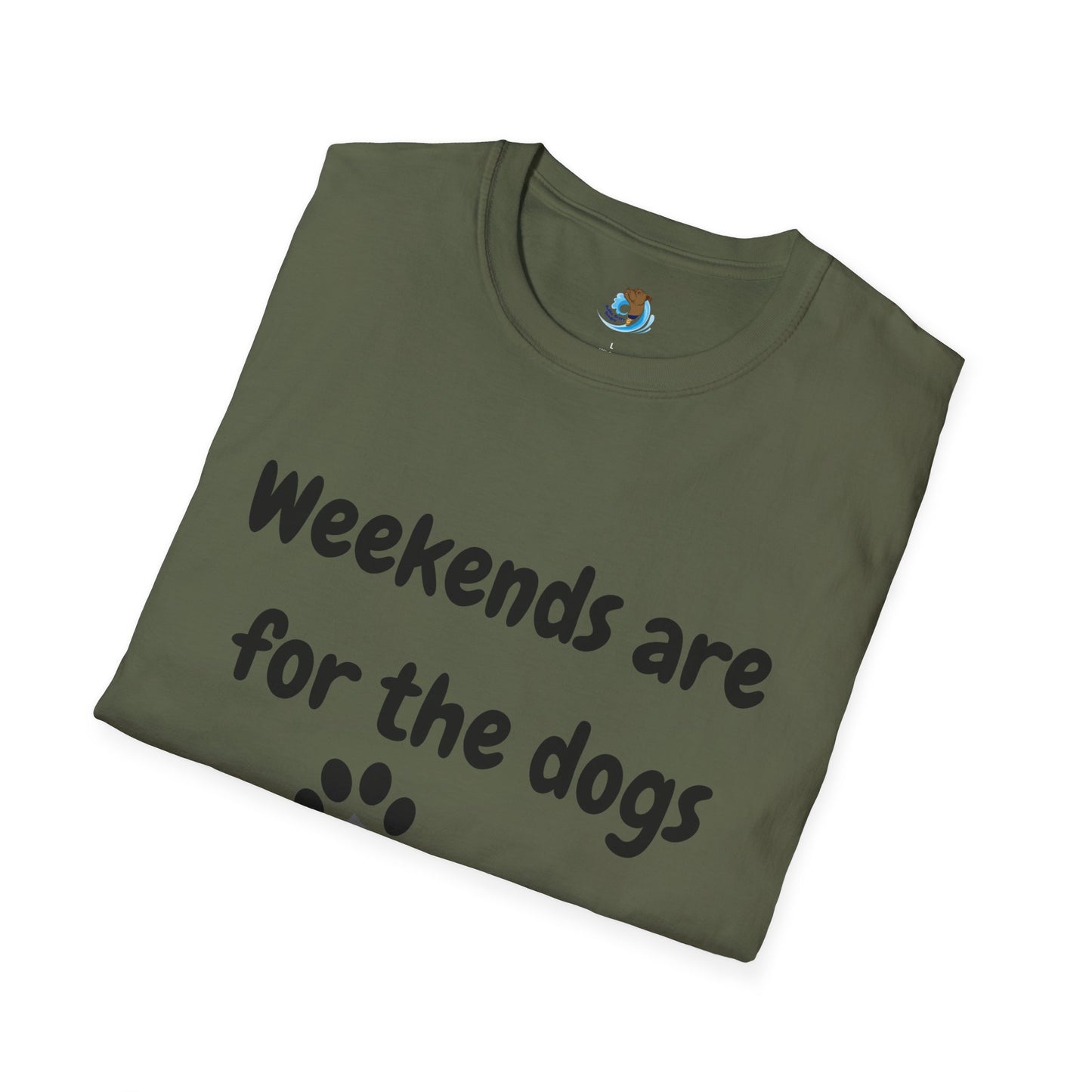 Weekends Are For The Dogs Unisex Softstyle T-Shirt