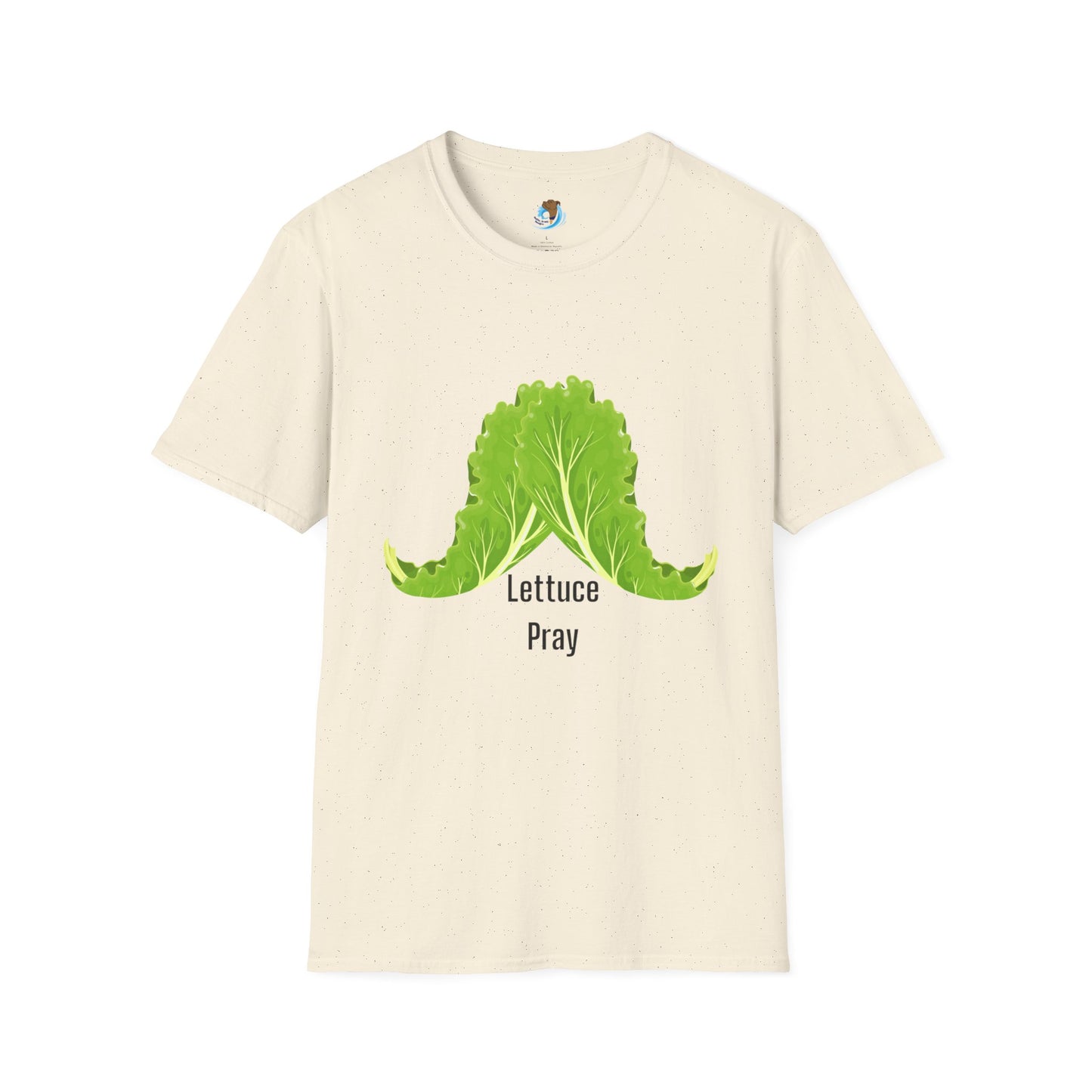 Lettuce Pray Black Unisex Softstyle T-Shirt