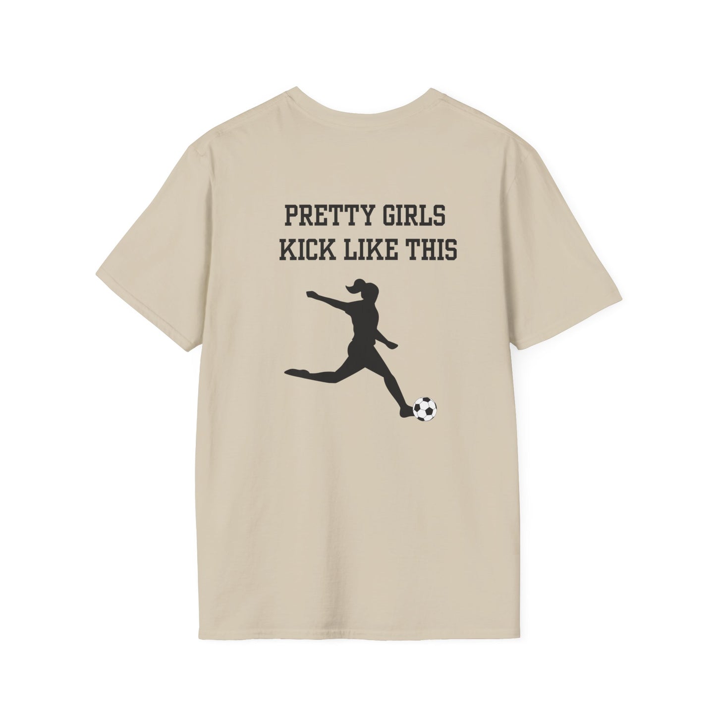 Pretty Girls Kick Like This Unisex Softstyle T-Shirt