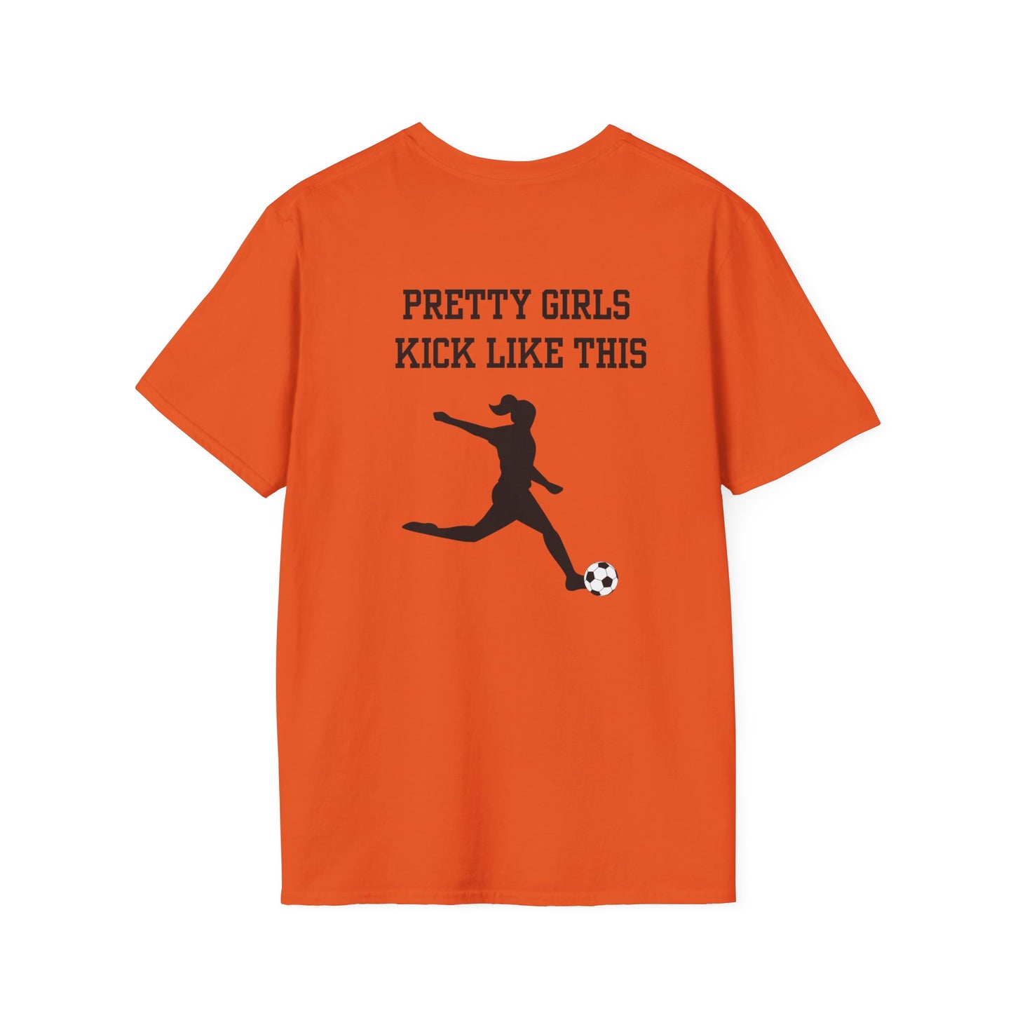 Pretty Girls Kick Like This Unisex Softstyle T-Shirt